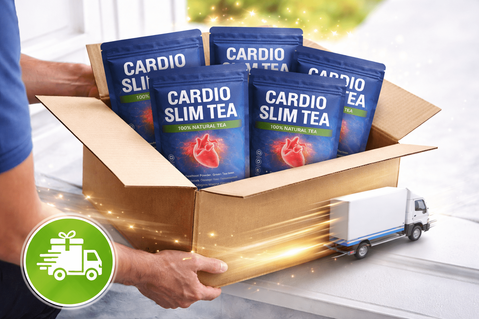 Cardio Slim Tea free shipping package delivery